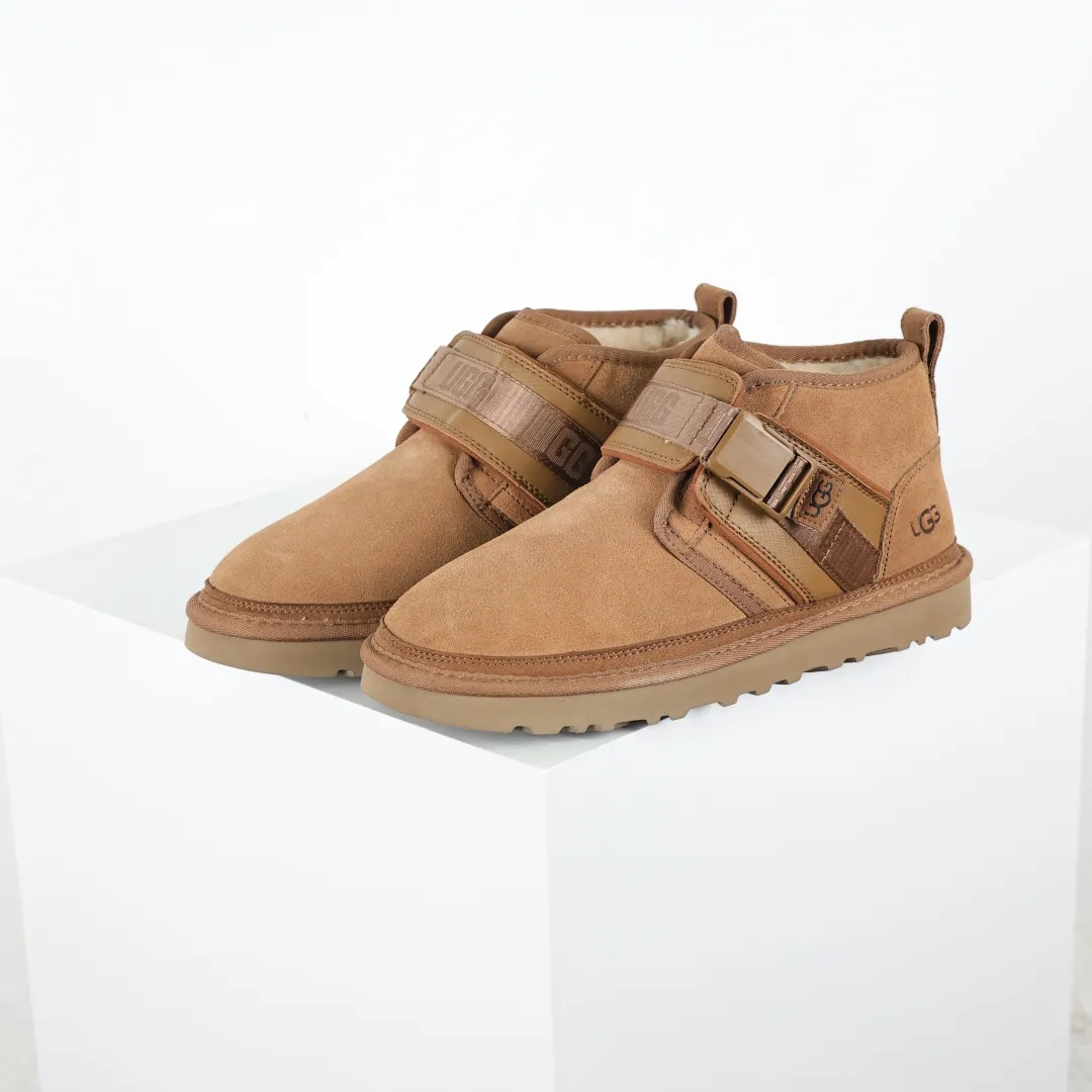 Copywriting price 💰660 Core recommendation Good price Platform foreign trade exclusive UGG Neumel Snapback men's snow boots 1118570 Foreign trade platform Z-exclusive high-end retail quality Produced by ten-year-old brand shoemaking foundry production line Pay attention to every detail Longfeng A-grade genuine sheep fur integrated Made in full compliance with the ZP process Size: 39 40 41 42 43 44